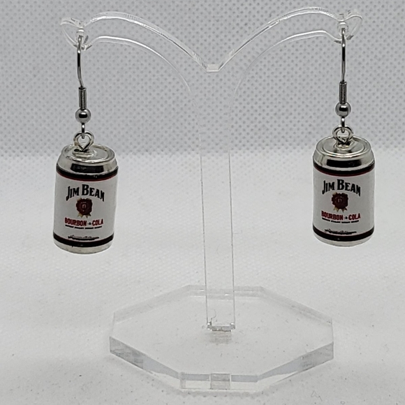 Street Smart Earrings - Jim Beam Can - Picture 3 of 3